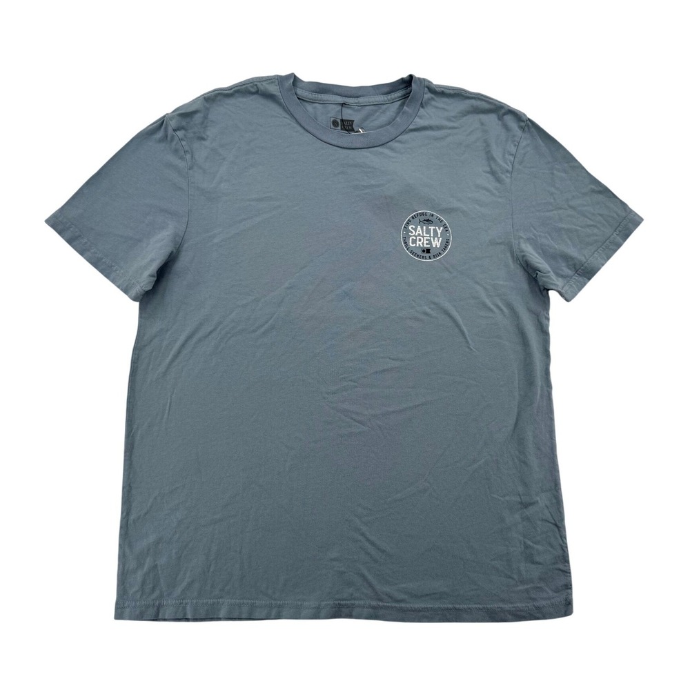 Salty Crew T-Shirt Mens Medium Light Blue New Legend Graphic Short Sleeve Tee